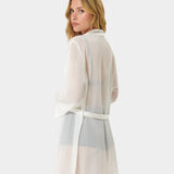 Bluebella Chiffon Kimono - Ivory - Silk Mesh Robe - Luxury Lingerie, Sexy Lingerie - Avec Amour Online Boutique