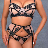 Andrea Bra, Thong and Suspender (Nude)