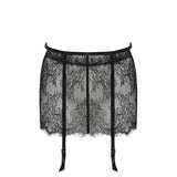Camelia Skirt Suspender (Black)