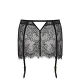 Camelia Skirt Suspender (Black)