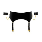 Tapage Nocturne Garter Belt with Bands (Black)