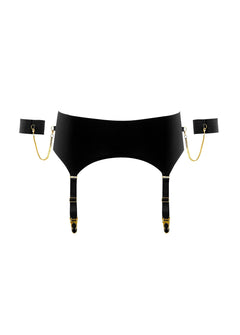 Tapage Nocturne Garter Belt with Bands (Black)