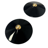 Crystal Nipple Cover (Black/Gold)