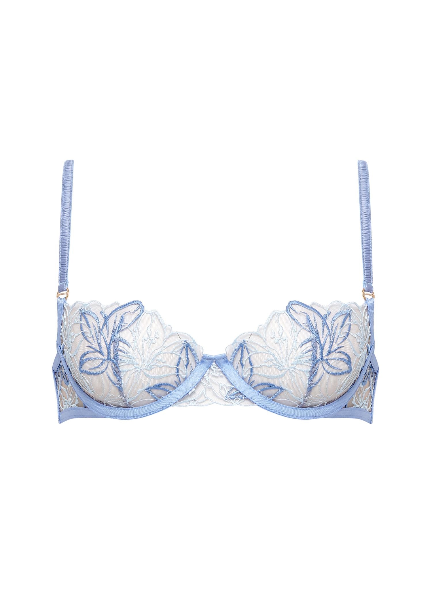 Bluebella Lilly Wired Bra (Hydrangea Blue) | Avec Amour Lingerie Bluebella Lilly Wired Bra (Hydrangea Blue) | Avec Amour Lingerie