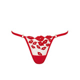 Bluebella MARIAN Thong (Tomato Red/Sheer) | Avec Amour Sexy Lingerie