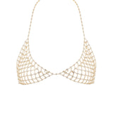 Bluebella MARLI Diamond Lattice Soft Bra (Gold/Clear) | Avec Amour Sexy Lingerie