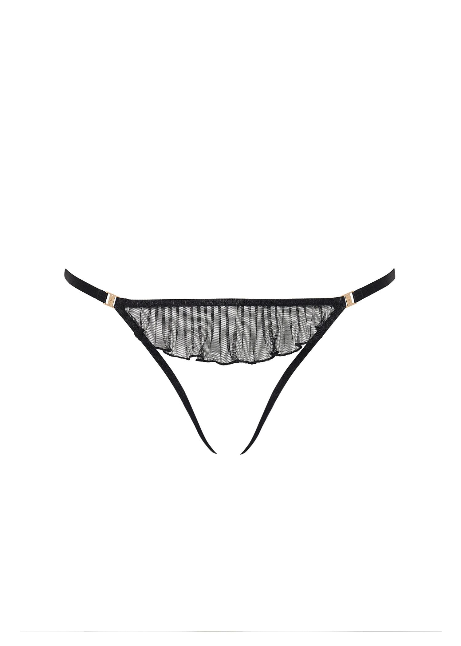 Bluebella MATISSE Ouvert Panty (Black) | Avec Amour Sexy Lingerie