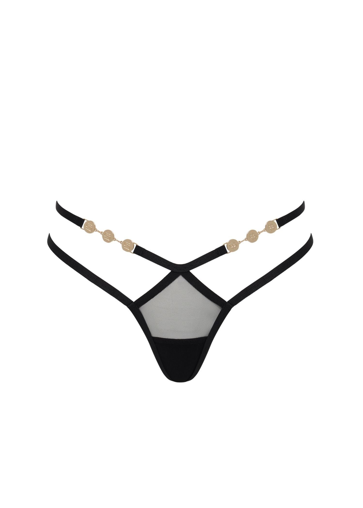 Bluebella NINA Thong (Black) | Avec Amour Sexy Lingerie