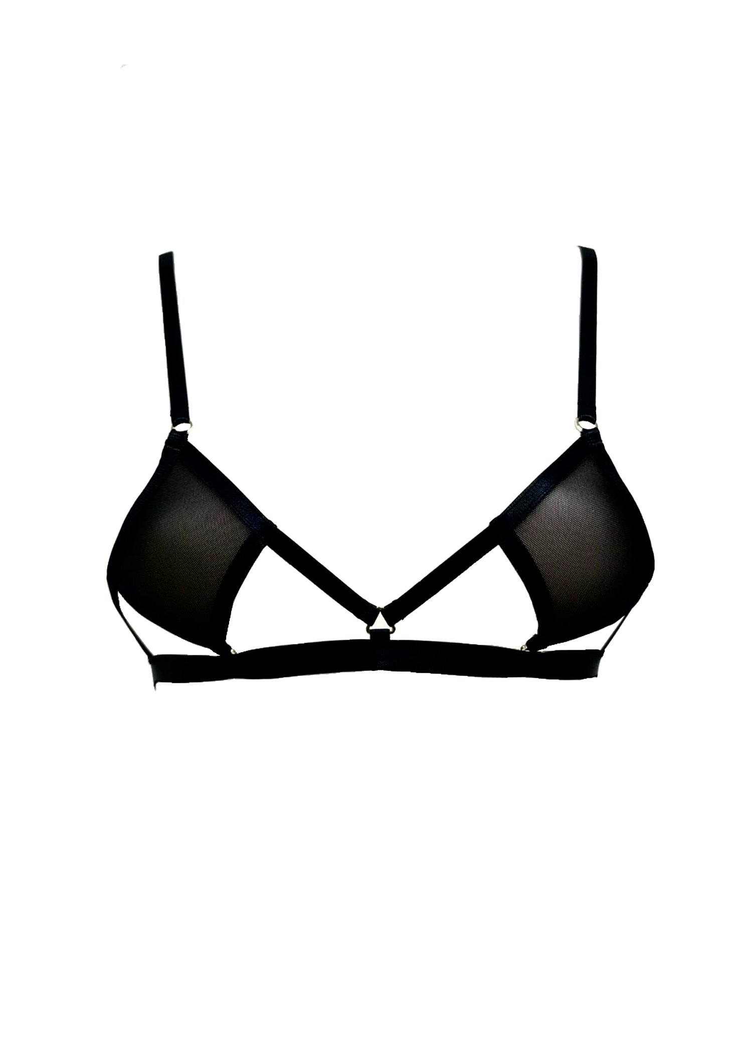 AVAM Lingerie - Diamond Open Cup Bra | Avec Amour Lingerie