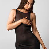 AVAM Backless Dress (Black) | Avec Amour Lingerie