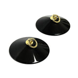 Mini Ring Nipple Cover (Black/Gold)