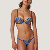 Bluebella CATALINA Panty (Egyptian Blue/Sheer) | Avec Amour Sexy Lingerie