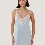 Bluebella ISABELLA Luxury Short Chemise (Ice Water Blue) | Avec Amour Sexy Lingerie
