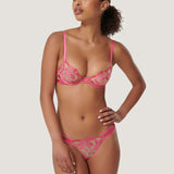 Bluebella LEONORA Brief (Fuchsia Pink/Sheer) | Avec Amour Sexy Lingerie