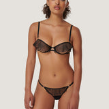Bluebella MATISSE Semi-Open Wired Bra (Black) | Avec Amour Sexy Lingerie