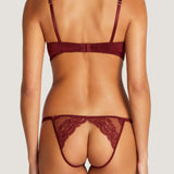 Coco de Mer SERAPHINE Playsuit (Mahogany) | Avec Amour Sexy Lingerie