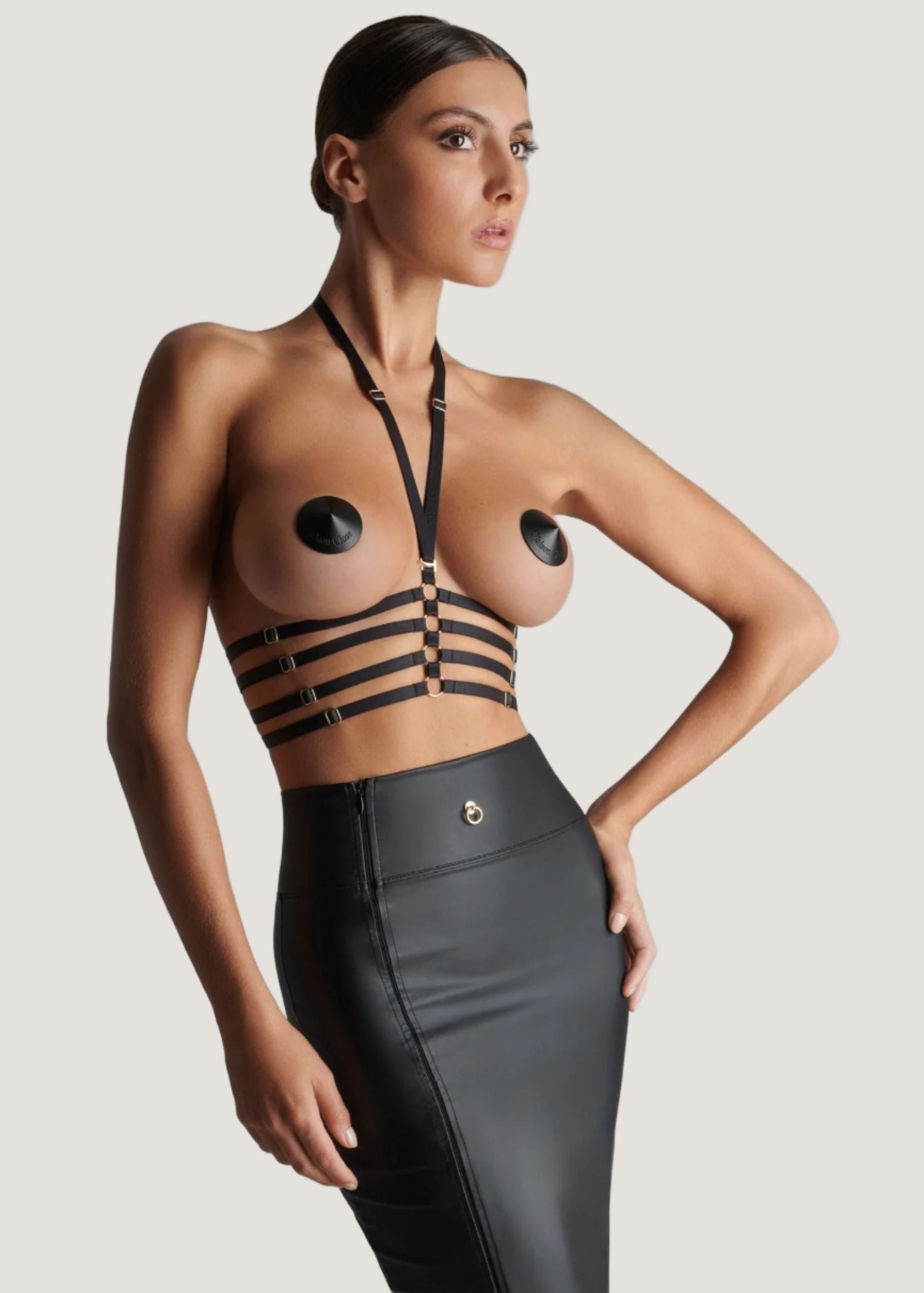 Maison Close CHAMBRE NOIR Harness (Black) | Avec Amour Sexy Lingerie