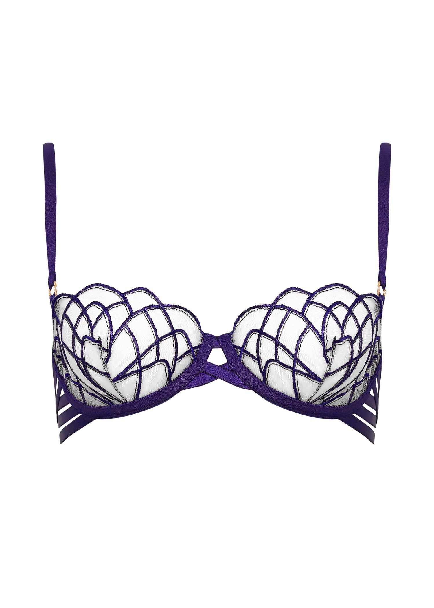 Bluebella Beatrix Bra (Purple) | Avec Amour Lingerie