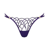 Bluebella Beatrix Thong (Purple) | Avec Amour Lingerie