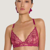 Bordelle MARI - Soft Cup Bra (Magenta)| Avec Amour Sexy Lingerie