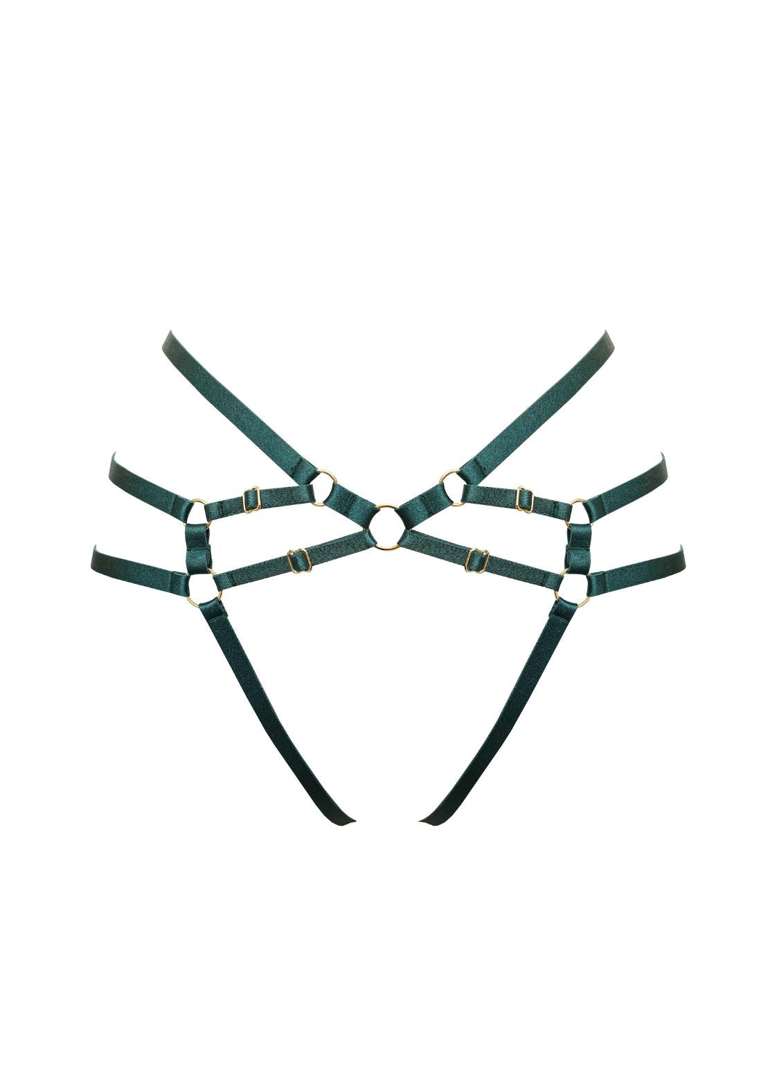 Bordelle VERO Harness Brief (Eden)| Avec Amour Sexy Lingerie