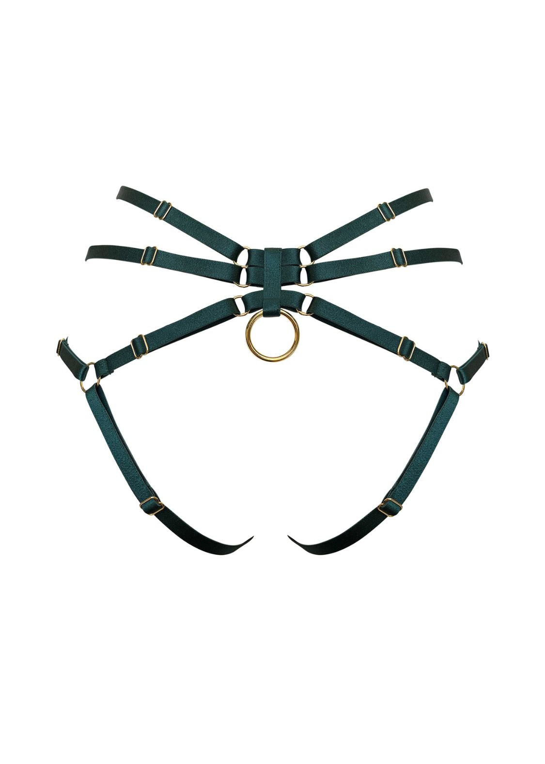 Bordelle VERO Harness Brief (Eden) | Avec Amour Sexy Lingerie