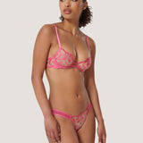 Bluebella LEONORA Brief (Fuchsia Pink/Sheer) | Avec Amour Sexy Lingerie