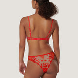 Bluebella MARIAN Panty (Tomato Red/Sheer) | Avec Amour Sexy Lingerie