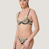 Bluebella SERENA Wired Bra (Mint/Lemon/Black) | Avec Amour Sexy Lingerie