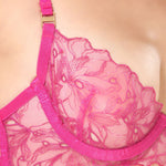 Bluebella ASTRA Wired Bra (Fuchsia Pink) | Avec Amour Sexy Lingerie
