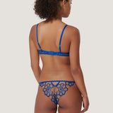 Bluebella CATALINA Panty (Egyptian Blue/Sheer) | Avec Amour Sexy Lingerie