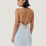 Bluebella ISABELLA Luxury Short Chemise (Ice Water Blue) | Avec Amour Sexy Lingerie