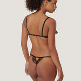 Bluebella MATISSE Semi-Open Wired Bra (Black) | Avec Amour Sexy Lingerie