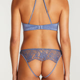 Coco de Mer HERA Quarter Cup Bra (Steel Blue) | Avec Amour Sexy Lingerie