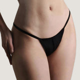 Maison Close LE PETIT SECRET Openable Thong (Black) | Avec Amour Sexy Lingerie