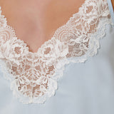 Bluebella ISABELLA Luxury Short Chemise (Ice Water Blue) | Avec Amour Sexy Lingerie