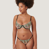 Bluebella SERENA Wired Bra (Mint/Lemon/Black) | Avec Amour Sexy Lingerie