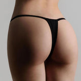 Maison Close LE PETIT SECRET Openable Thong (Black) | Avec Amour Sexy Lingerie