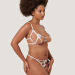 Bluebella ARIA Wired Bra (White) | Avec Amour Sexy Lingerie