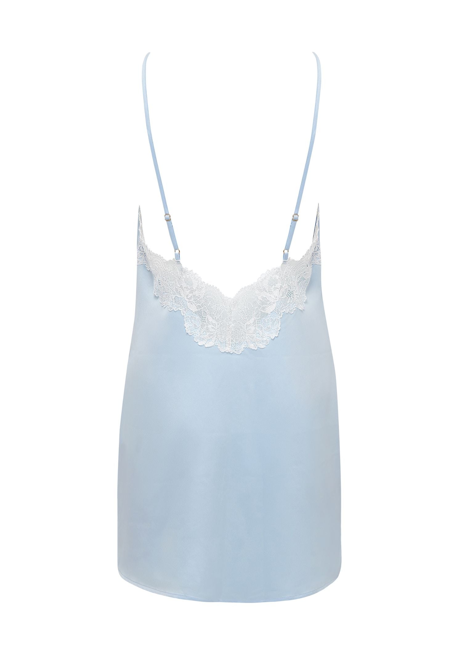 Bluebella ISABELLA Luxury Short Chemise (Ice Water Blue) | Avec Amour Sexy Lingerie
