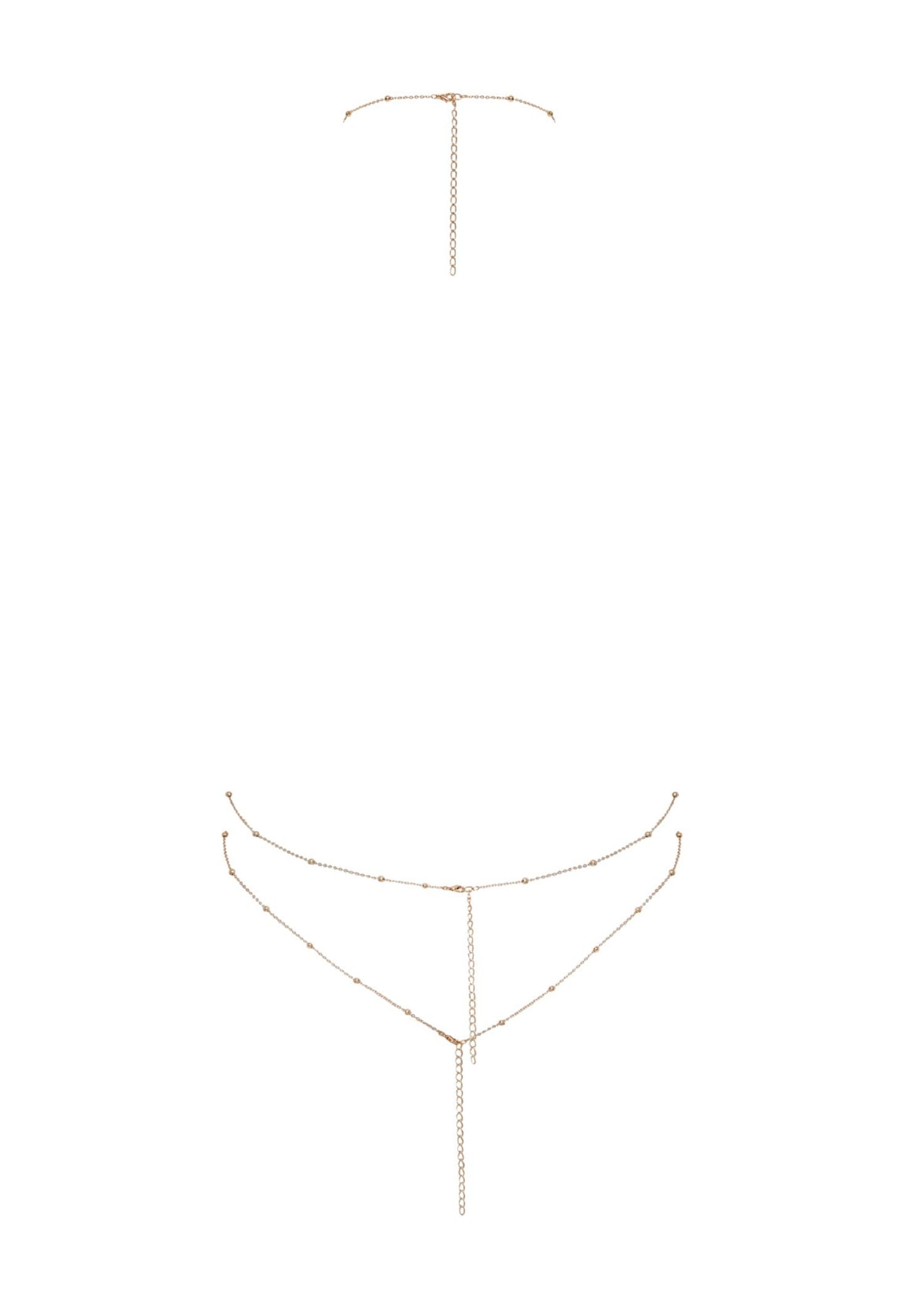 Bluebella KAHLO Harness (Gold) | Avec Amour Sexy Lingerie