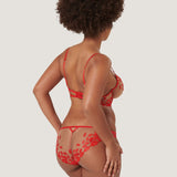 Bluebella MARIAN Panty (Tomato Red/Sheer) | Avec Amour Sexy Lingerie