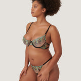 Bluebella SERENA Wired Bra (Mint/Lemon/Black) | Avec Amour Sexy Lingerie
