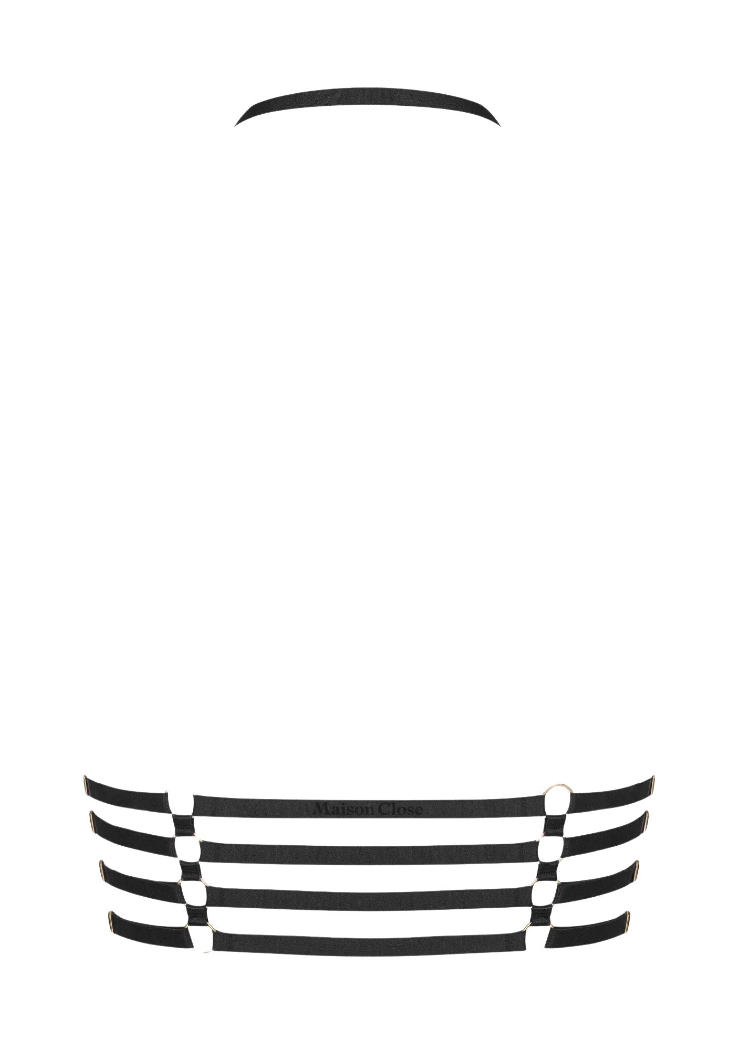 Maison Close CHAMBRE NOIR Harness (Black) | Avec Amour Sexy Lingerie