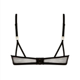 Atelier Amour COSMIC DREAM Wired Triangle Bra (Black) | Avec Amour Sexy Lingerie