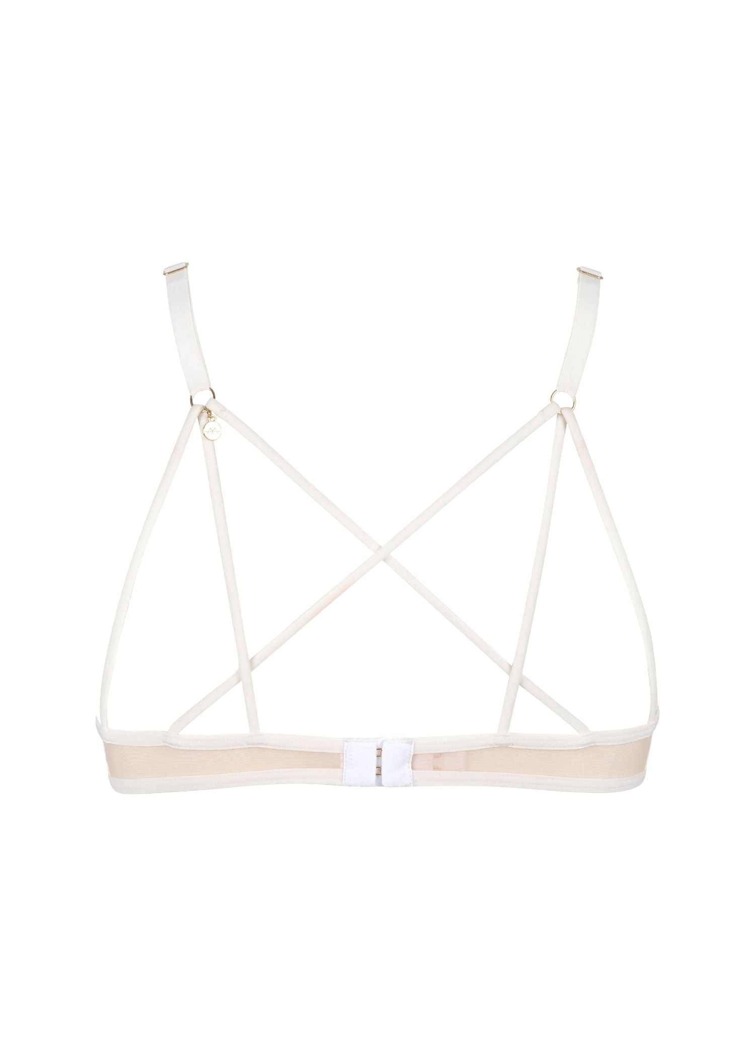Atelier Amour AFTER MIDNIGHT Open Bra (Pearl) | Avec Amour Sexy Lingerie
