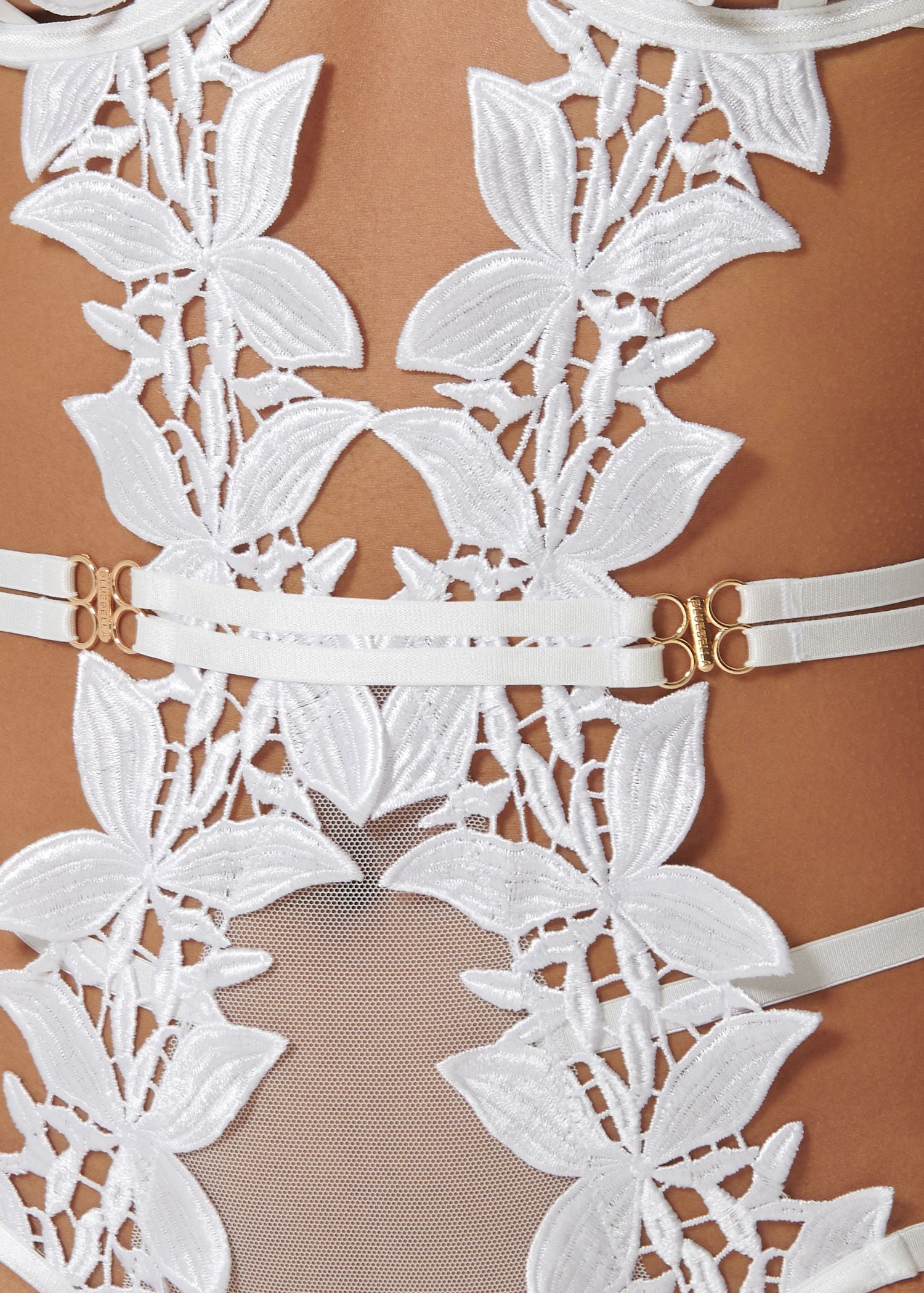 Bluebella OPHELIA Wired Body (White) | Avec Amour Sexy Lingerie