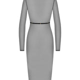 Maison Close CORPS A CORPS Midi Dress with Harness (Black) | Avec Amour Sexy Lingerie