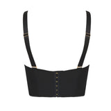 BLUEBELLA - JEAN Luxury Satin Corset Black | Avec Amour