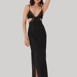 Bluebella Julianne Long Chemise (Black) | Avec Amour Lingerie